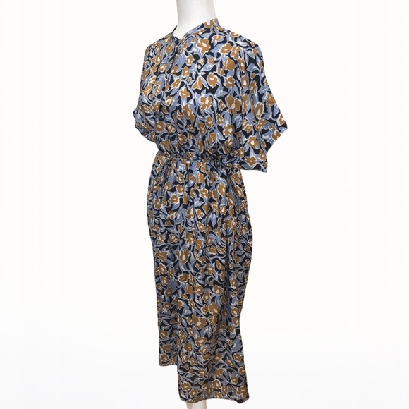 Christian Wijnants 100% Silk Dipha Foliage Dress 6 - Picture 7 of 17